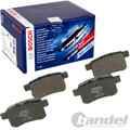 BOSCH BREMSBELÄGE HINTEN passend für HONDA ACCORD VIII 2.0 - 2.4 BJ. BEACHTEN