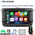 Android 15 Apple Carplay Autoradio RDS GPS Navi Für VW T6 Transporter Multivan