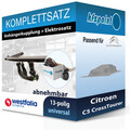 WESTFALIA Anhängekupplung abnehmbar und E-Satz für Citroen C5 CrossTourer 14- FP