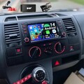 für VW T5 Multivan Transporter DAB+ BT Autoradio CarPlay Navi Android 14 32G DVR