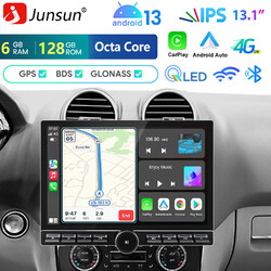 13" Autoradio Für Mercedes-Benz ML-Class W164 05-2012 Android14 Carplay SWC 128G