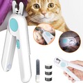 Katzen Krallenschere Hunde Krallenzange Nagelschere Nagelknipser mit LED Licht