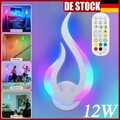 LED RGB Wandleuchte mit APP/Fernbedienung  Dimmbar Wandlampe Innen Musik Sync
