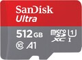 SanDisk Ultra microSDXC 512GB Speicherkarte 150MB/s A1 Class10 U1 Android