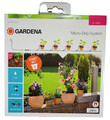 Gardena Start Set Pflanztöpfe Micro-Drip-System für 5 Töpfe Tropf Bewässerung