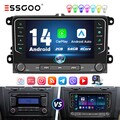 Für VW Golf 5 Touran Passat Android 14 Carplay Autoradio 2+64G GPS NAVI AHD Kam