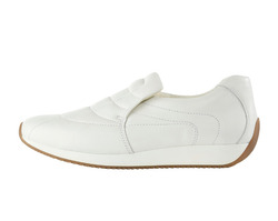 ARA Damen Schuhe Sneaker Slipper Leder weiß schlupf Größe 4 37 Weite G NEU B20a