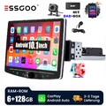 1 DIN 10.1" Android14 Autoradio DAB 360° Drehbar Bildschirm Apple Carplay GPS 4G
