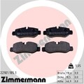 ZIMMERMANN Bremsbelagsatz, Scheibenbremse 22101.185.1 für MERCEDES-BENZ