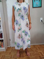 Chiffonkleid Sommerkleid Abendkleid elegant Floral Gr. XXL 52 bunt Blumen Floral