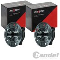 2X MAXGEAR RADLAGER-SATZ VORNE PASSEND FÜR MERCEDES-BENZ C-KLASSE CLS E-KLASSE