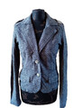 QS von S.Oliver, Blazer Jacke, grau, Gr. 36, blau kariert