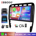 9" Android 13 2+64G Autoradio Carplay GPS DAB+ Kamera Für Porsche Cayenne 02-10