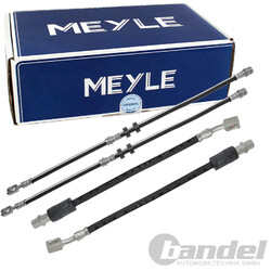 4x MEYLE BREMSSCHLAUCH BREMSSCHLÄUCHE VORNE + HINTEN passend für OPEL CORSA C