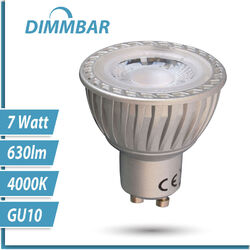LED Leuchtmittel GU10 10er Pack SET 3W 5W 7W Birne Spots Strahler Lampen Dimmbar