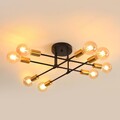 Sputnik Kronleuchter Industrielle 8 Flammig Deckenleuchte E27 Deckenlampe Küche