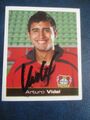 Arturo Vidal 320 PANINI Bundesliga Bayer Leverkusen 2007 / 08 signiert ungeklebt