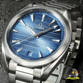 OMEGA Seamaster Aqua Terra Automatik 41mm blau Herrenuhr 220.10.41.21.03.005