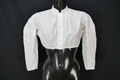 Gr.40 Dirndlbluse weiß Bluse für Dirndl Baumwolle mit Spitze B10601
