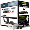 Für BMW 2er Cabrio Typ F23 Anhängerkupplung starr +eSatz 13pol uni. 14- NEU
