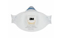 3M Aura 9322+ Maske Atemschutzmaske FFP2 mit Ventil / Staubmaske, 5 Stück