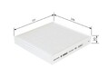 Bosch 1 987 435 005 Filter, Innenraumluft für ABARTH  passend für FIAT LANCIA