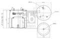 FEBI BILSTEIN Sensor, Raddrehzahl 172518 für MERCEDES-BENZ
