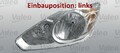 Valeo 044435 Hauptscheinwerfer links Scheinwerfer Frontscheinwerfer für Ford 
