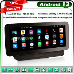 12,3" 8-Kern 8GB+128GB Android 13 Autoradio Für Audi Q5 GPS Navi DAB+ Wifi BT5.0