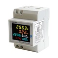 AC 40-300V LCD Wechselstromzähler Stromzähler Geeicht Für DIN Hutschiene 100A