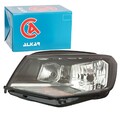 ALKAR H4 SCHEINWERFER +LWR-MOTOR LINKS passend für VW CADDY | 2761154