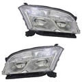 Scheinwerfer Set links & rechts H7/H1/W21/5W mit Tagfahrlicht für Chevrolet Trax