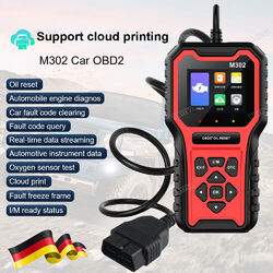 2024 Profi OBD2 Diagnosegerät Tool Auto KFZ Scanner Fehlerauslesegerät M302 DE