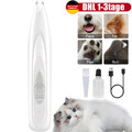 Profi Tierhaarschneider Akku Schermaschine Hund Katze Pfote Haarschneidemaschine