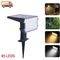 LED Solarleuchte Außen Garten Solarlampe Solar Wegeleuchte Wasserdicht Strahler