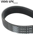 SKF VKMV 6PK1031 Keilrippenriemen für VW POLO (9N) Passat Variant (3G5, CB5)