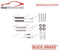 BREMSBACKEN ZUBEHÖRSATZ TROMMELBREMSE HINTEN QUICK BRAKE 105-0845 A NEU