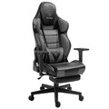 Gaming Stuhl Racing Chefsessel Sportsitz 4D-Armlehn TR5962 Dunkelgrau/Hellgrau