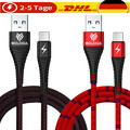 3X/1X USB C Ladekabel SCHNELL Kabel USB Typ C für original Huawei Samsung S8 S9
