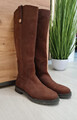 Tommy Hilfiger Damen Stiefel # Gr.: 40 # - TH Coin Longboot FW0FW07049 braun