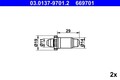 Ate 03.0137-9701.2 Zubehörsatz, Feststellbremsbacken für BMW FORD MG PEUGEOT Bre