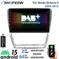 DAB+ Android15 Autoradio Für Skoda Octavia II 1Z3 1Z5 32GB CarPlay GPS Navi WiFi