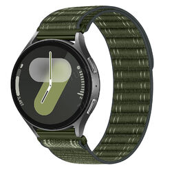 Nylon Loop Armband für Samsung Galaxy Watch 7 6 5 Pro 4 40/44mm Active 2 Gear S3