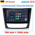 Für Mercedes Benz E-Klasse W211 W219 E200 Autoradio Android GPS NAVI BT SWC DAB+