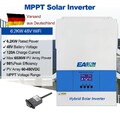 6.2KW Solar Wechselrichter Inverter Hybrid Off Grid 48V MPPT 120A Wifi Output DE