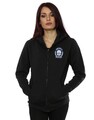 Star Wars Damen The Mandalorian Bounty Hunter Badge Breast Print Zip Up Hoodie