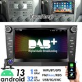 Android 13 Apple Carplay Autoradio DAB+ Navi Für Opel Astra H Corsa C D Zafira B