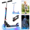Scooter Roller Kinder Kinderroller mit LED Leuchtende Räder Höhenverstellbarer