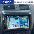 2+64G Android 14 Apple Carplay Für VW Polo 6R 6C 9N 2008-2015 Autoradio USB NAVI