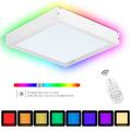 Deckenlampe LED Panel Dimmbar 7 Lichtfarben Warm Kalt IP20 Ø300mm 20W 2.4GHZ 